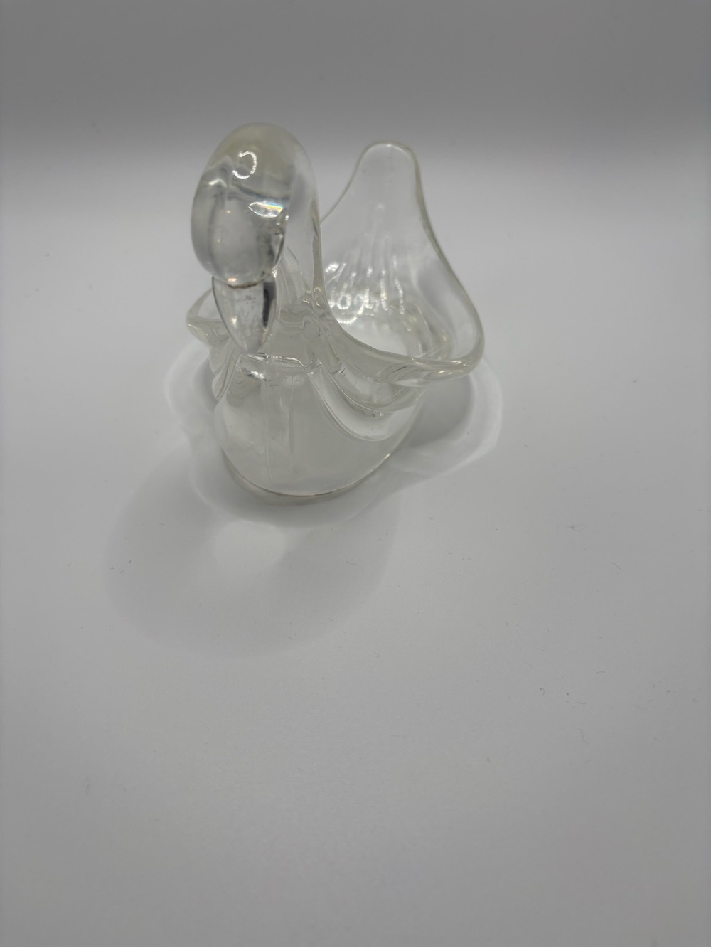 Set of 2 Acrylic Swan Trinkets Soap Dish Bathroom Decor Kitsch MCM Vanity Tray - Picture 12 of 14
